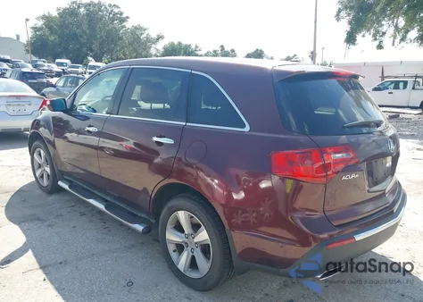 2011 Acura Mdx Technology Package z USA, uszkodzony, nr VIN 2HNYD2H69BH513378